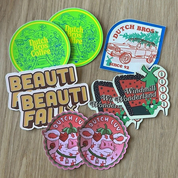 Dutch Bros Sticker Bundle 🌷​​​ - Picture 1 of 1